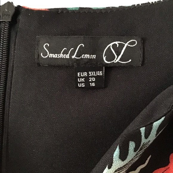 Plus Size Smashed Lemons Dress - Picture 4 of 6